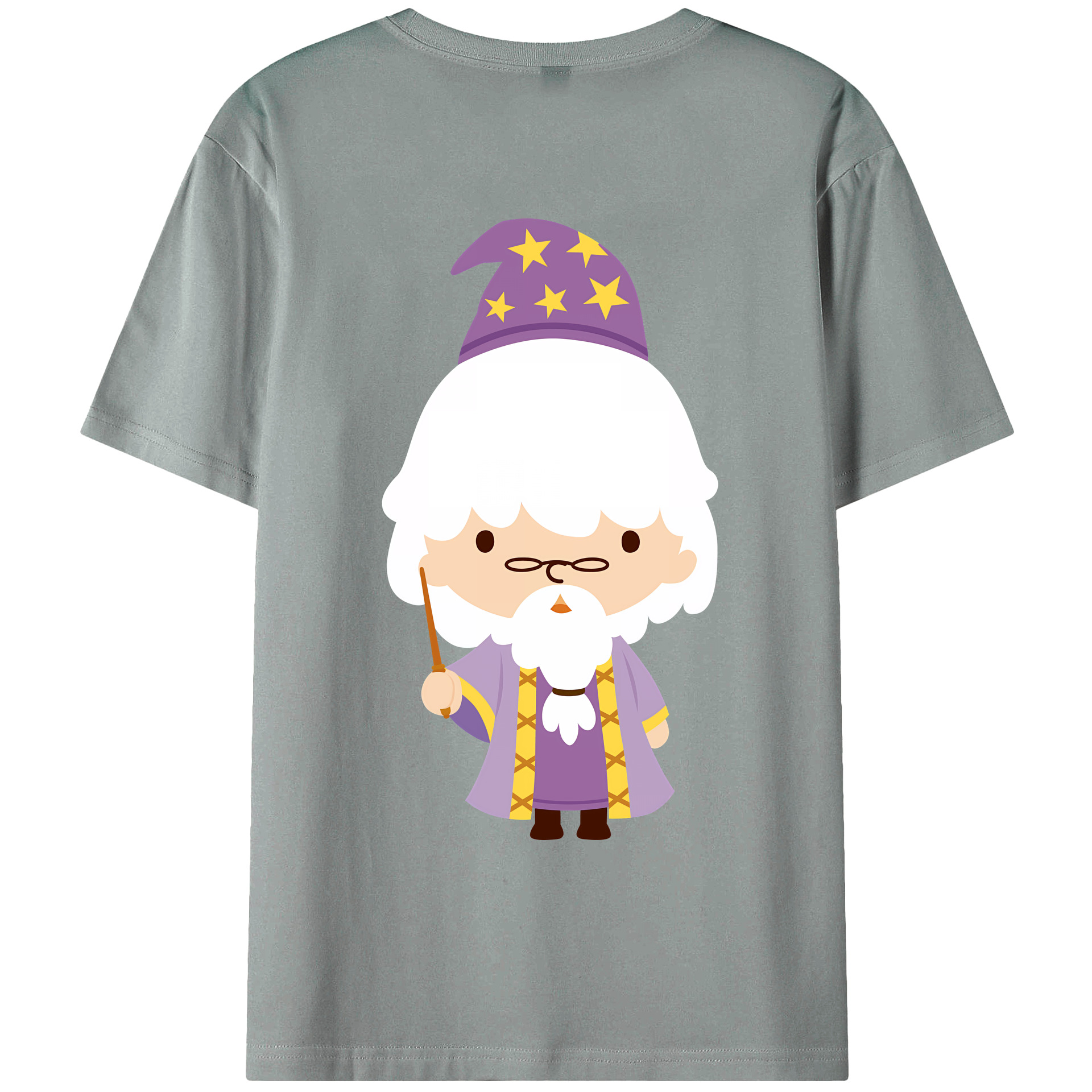 （画像用） Harry Potter ハリー・ポッターシリーズ 綿100％ メンズ半袖Tシャツ（バックプリント） 通気性